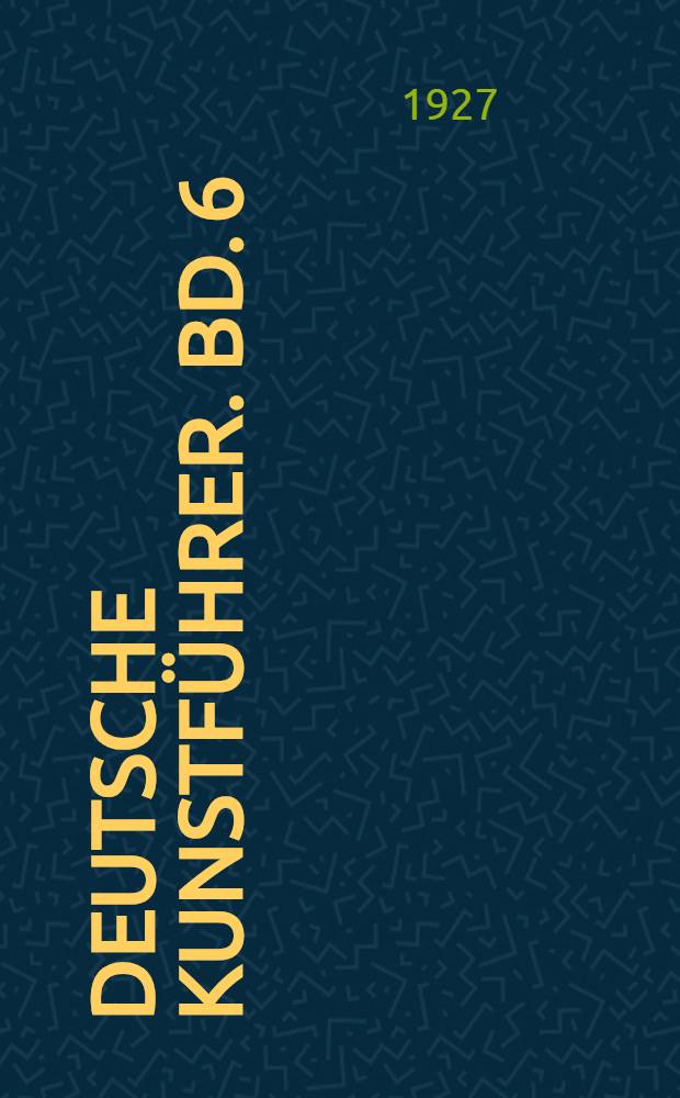 Deutsche Kunstf&uuml;hrer. Bd. 6 : Kloster Obermarchtal