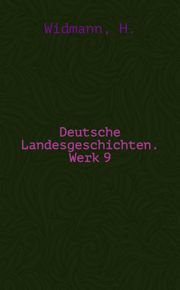 Deutsche Landesgeschichten. Werk 9 : Geschichte Salzburgs