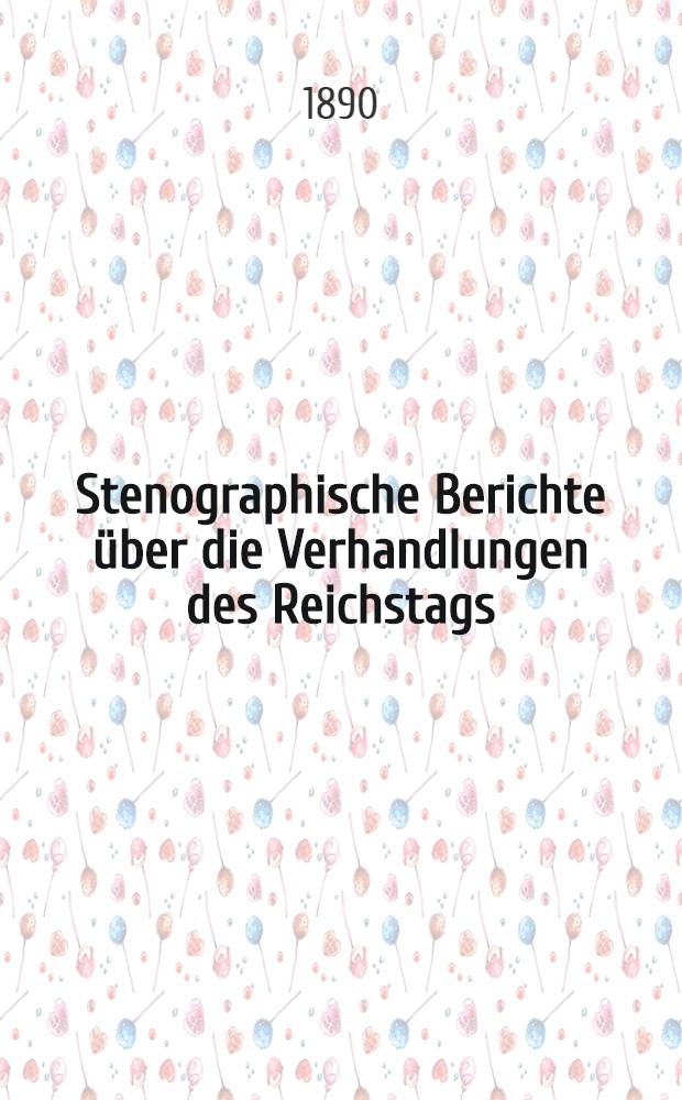 Stenographische Berichte über die Verhandlungen des Reichstags : VII. Legislaturperiode. V. Session 1889-90. Bd. 3 : Anlageband 1 Nr. 1 bis 150 der amtlichen Drucksachen des Reichstages enthaltend