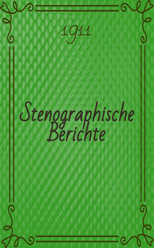 Stenographische Berichte : XII. Legislaturperiode. II. Session. [Bd. 24] : Anlagen zu den Stenographischen Berichten Nr. 1008 bis 1105