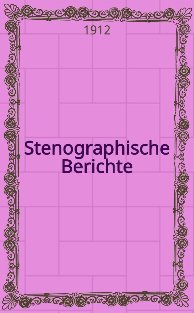 Stenographische Berichte : XIII. Legislaturperiode. 1. Session. [Bd. 15] : Anlagen zu den Stenographischen Berichten Nr. 352 bis 533