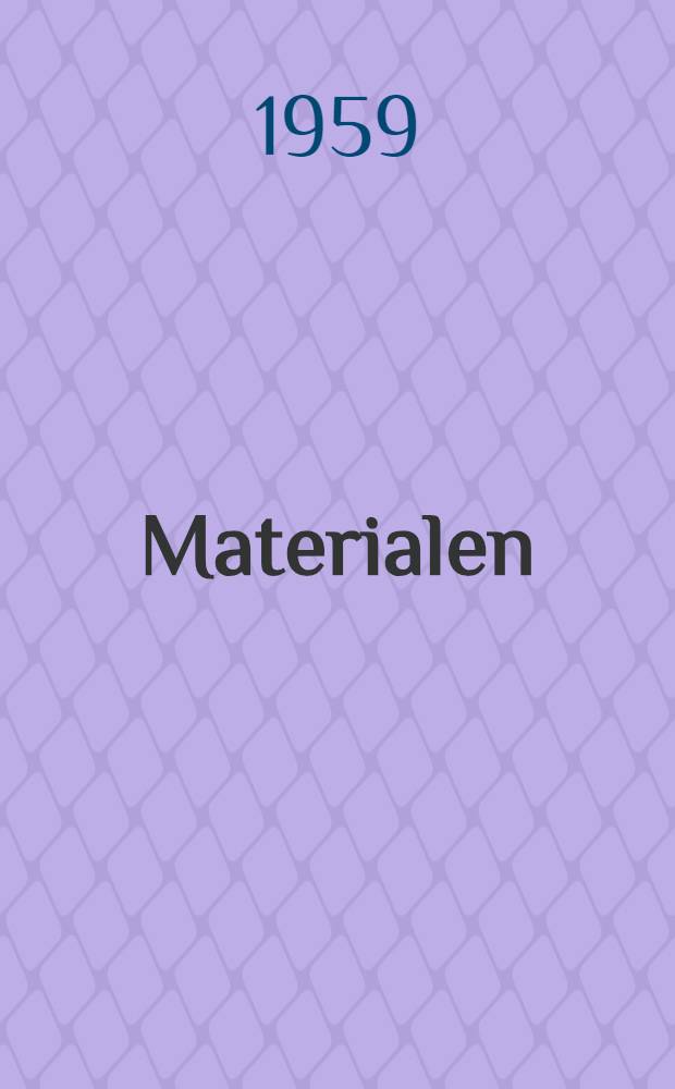 [Materialen]