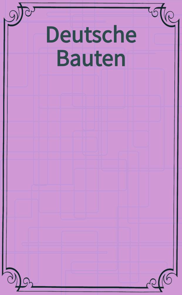 Deutsche Bauten
