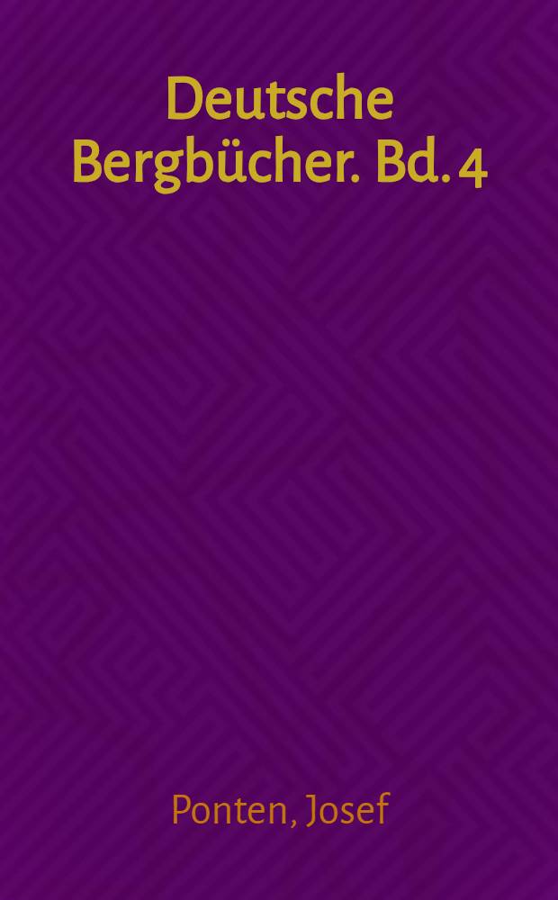 Deutsche Bergbücher. Bd. 4 : Heilige Berge Griechenlands
