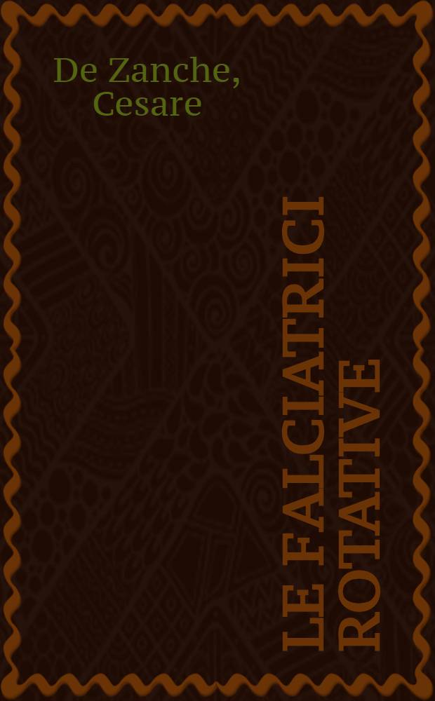 Le falciatrici rotative