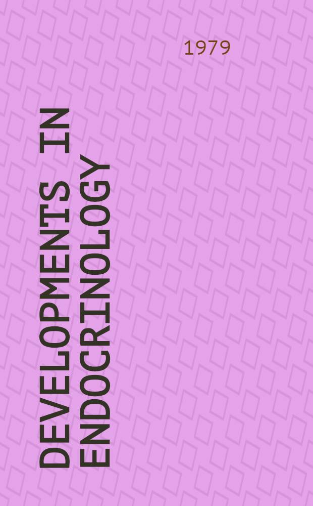 Developments in endocrinology