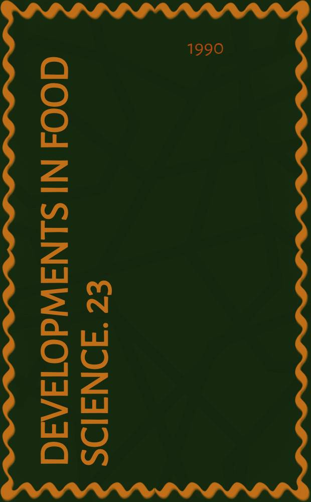 Developments in food science. 23 : Rapeseed