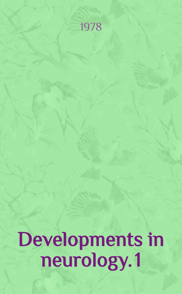 Developments in neurology. 1 : Peripheral neuropathies