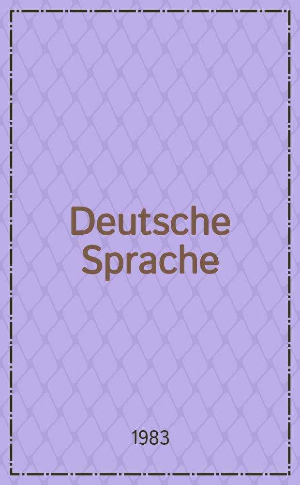 Deutsche Sprache