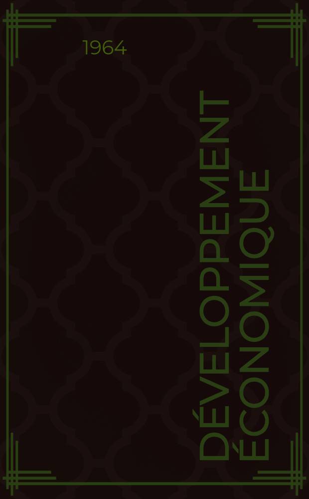 D&eacute;veloppement &eacute;conomique : Collection publ. sous la dir. d'Andr&eacute; Piatier. 10 : Zone franc et d&eacute;colonisation