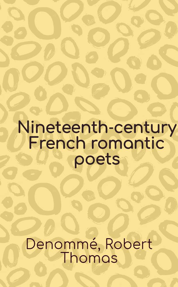 Nineteenth-century French romantic poets