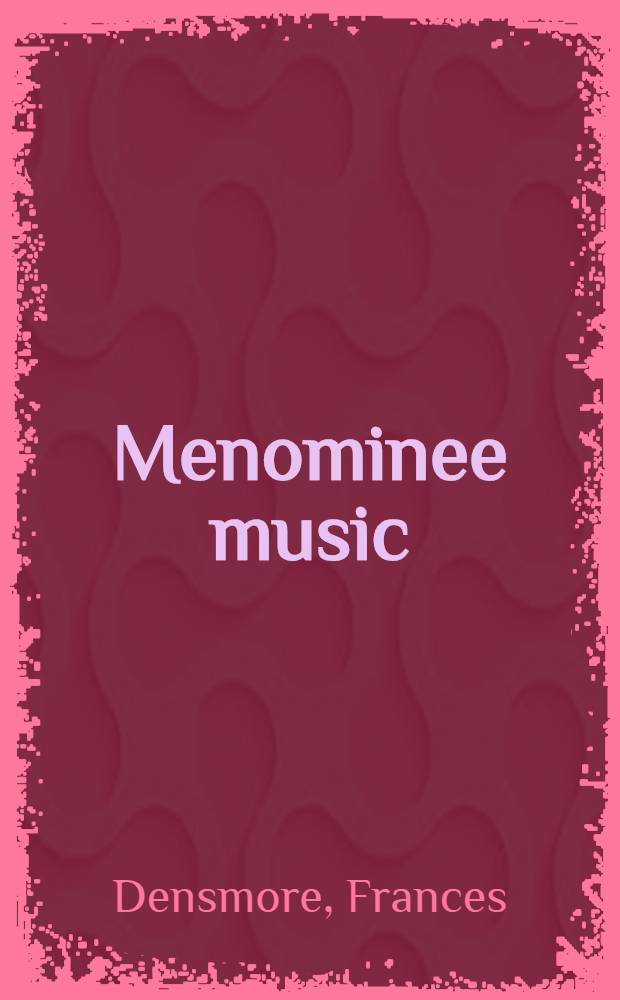 Menominee music