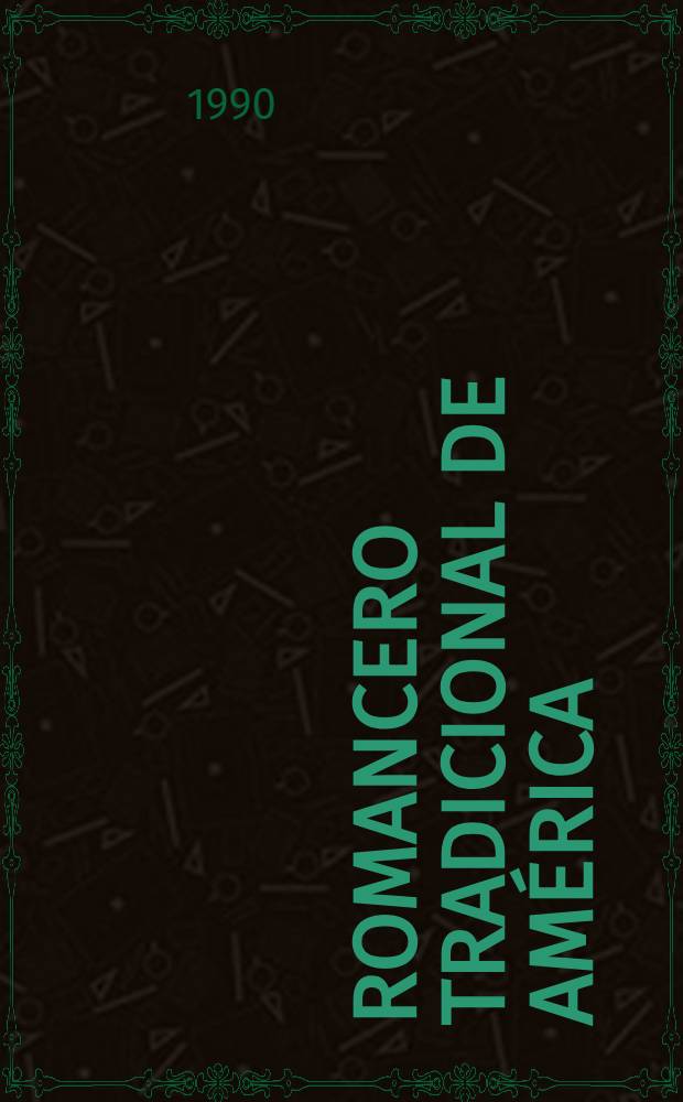 Romancero tradicional de América