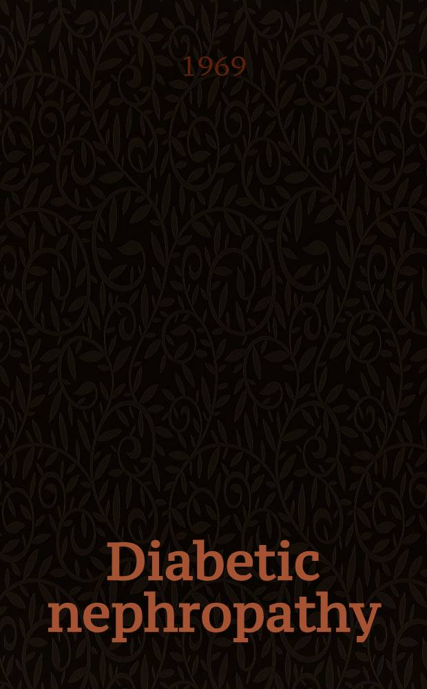 Diabetic nephropathy