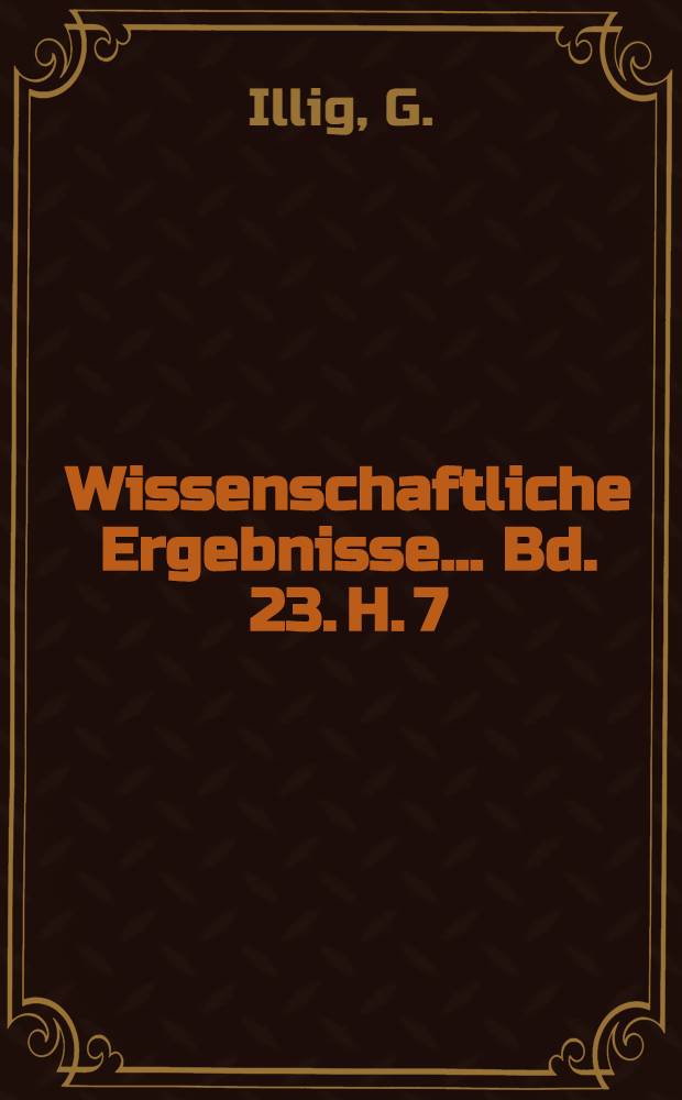 Wissenschaftliche Ergebnisse ... Bd. 23. [H. 7] : Die Sergestiden der Deutschen Tiefsee-Expedition