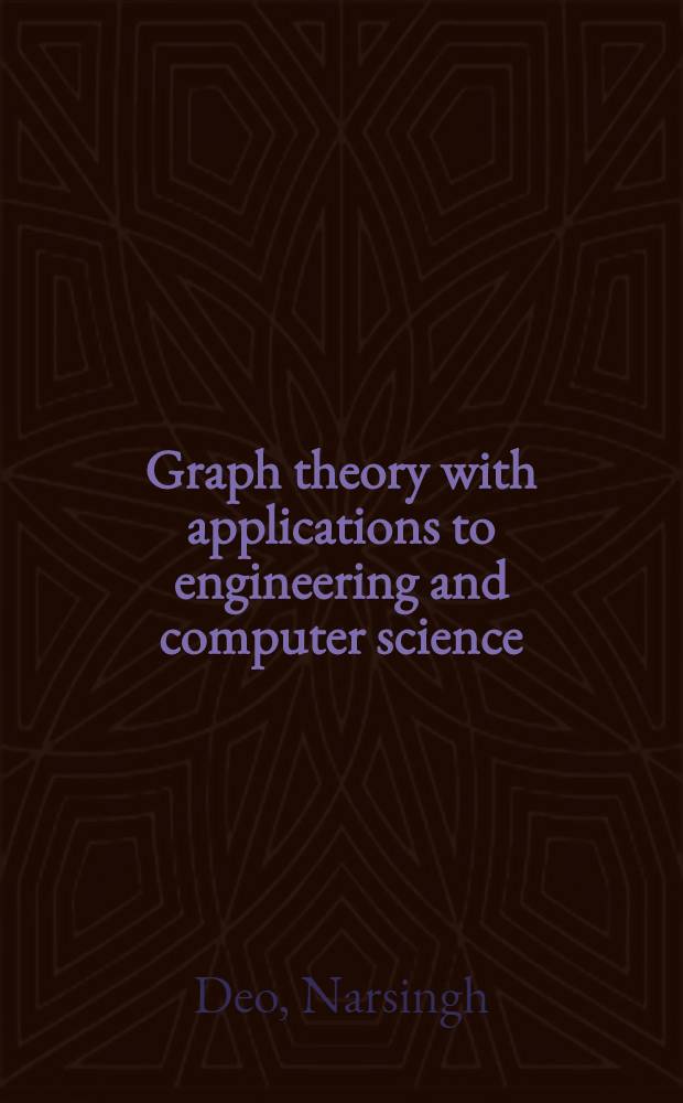 Graph theory with applications to engineering and computer science