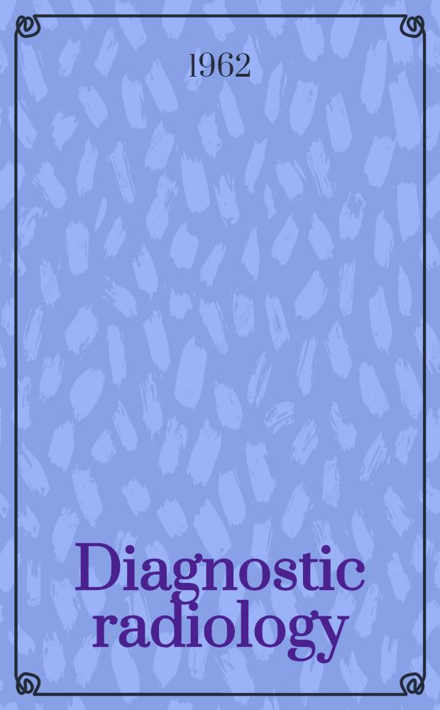 Diagnostic radiology