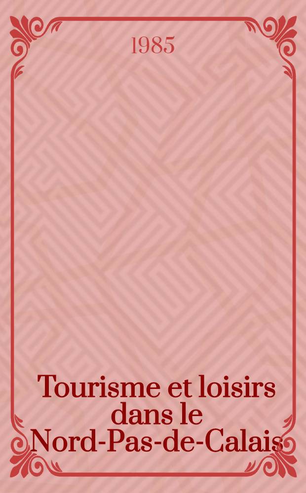 Tourisme et loisirs dans le Nord-Pas-de-Calais : Approche géogr. de la récréation dans une rég. urbaine et industr. de l'Europe du Nord-Ouest. [2]