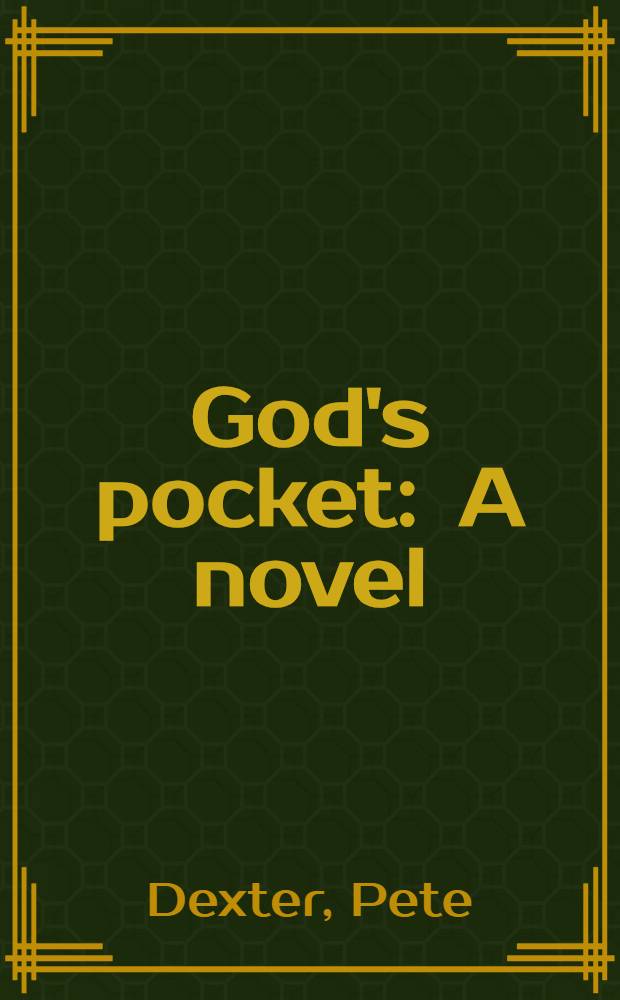 God's pocket : A novel