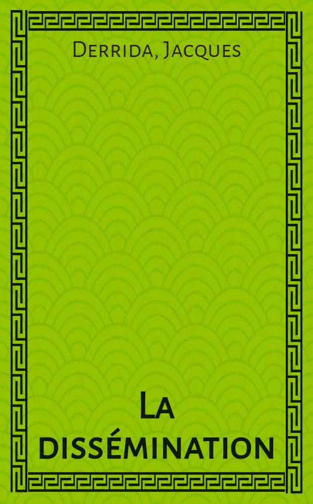 La dissémination