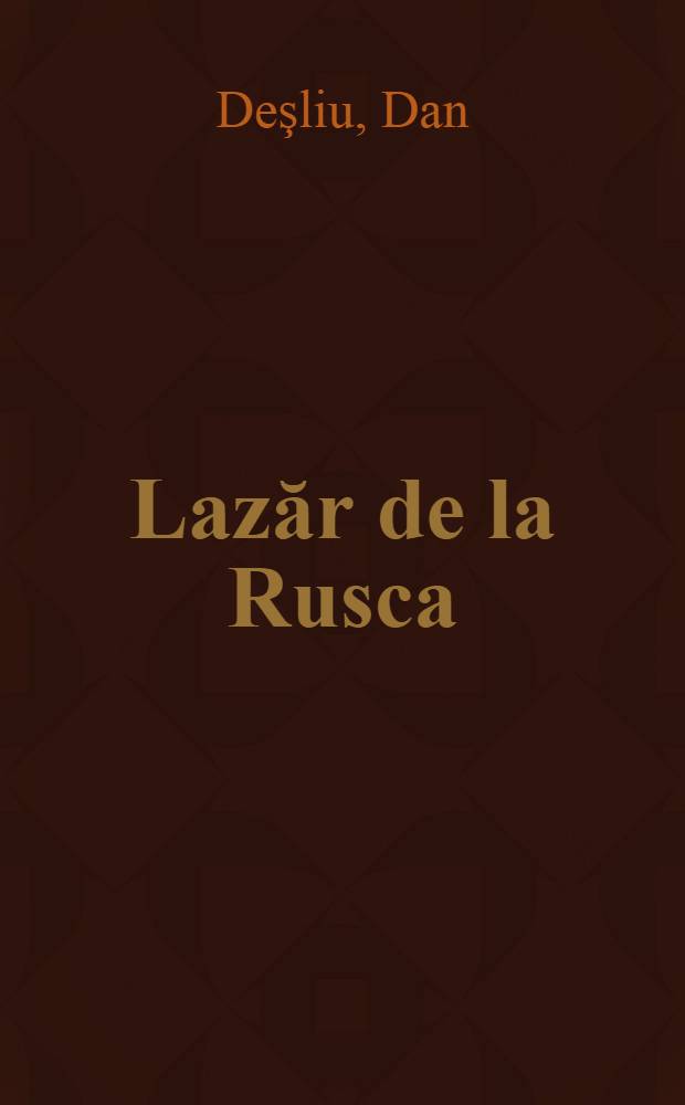 Lazăr de la Rusca
