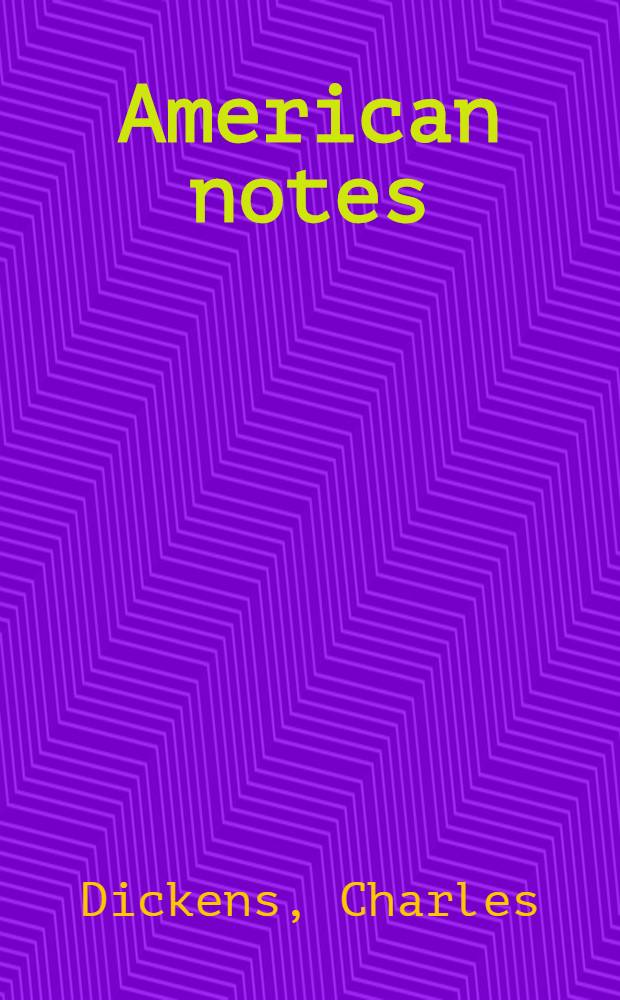American notes