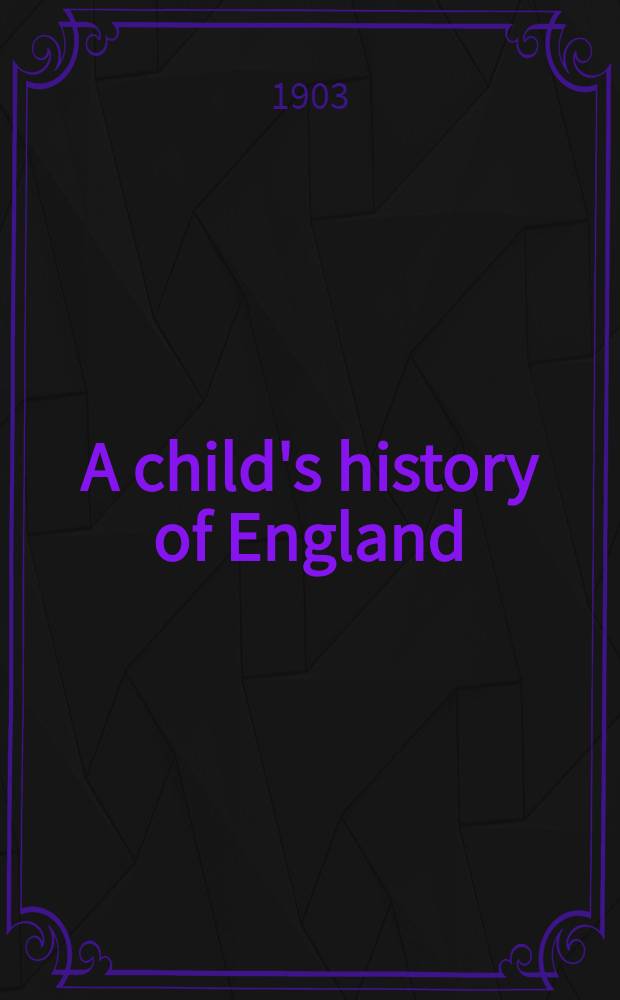 A child's history of England