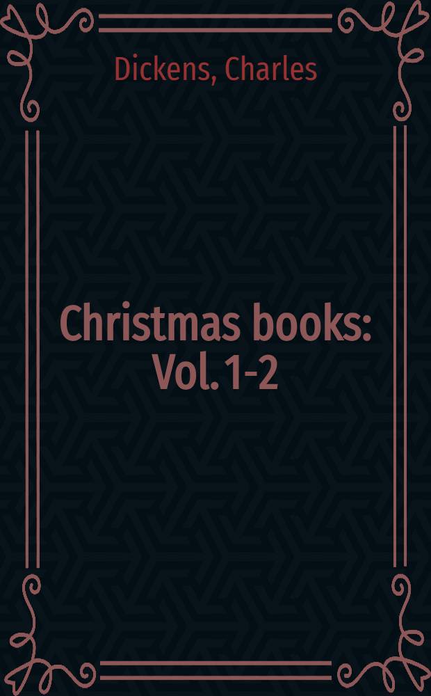 Christmas books : Vol. 1-2