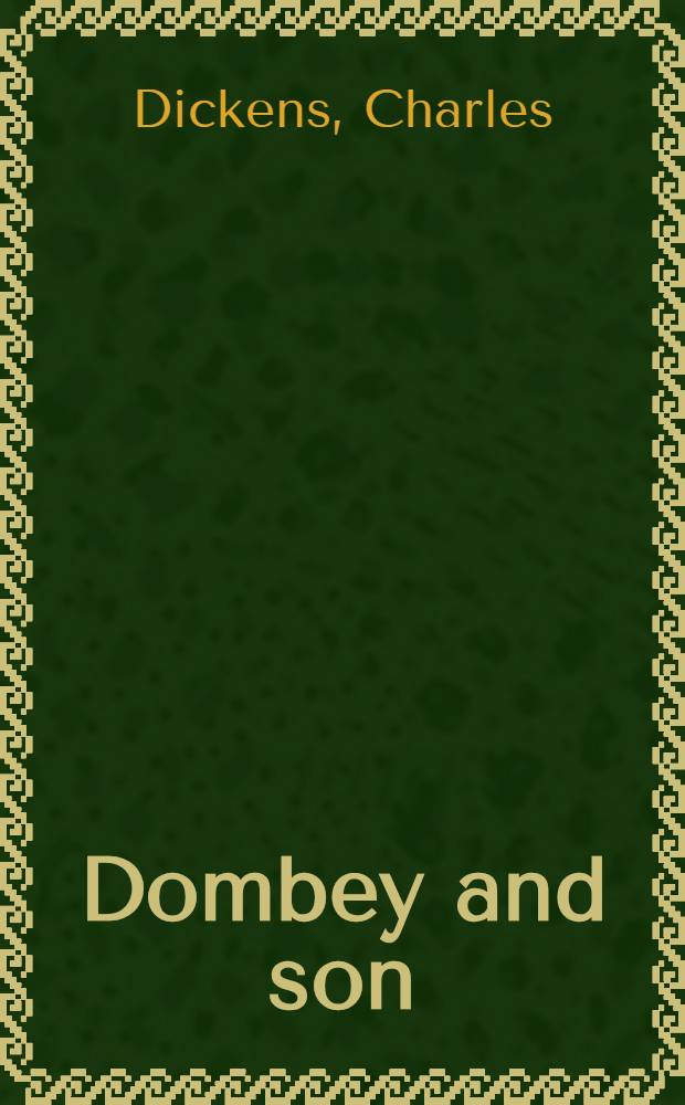 Dombey and son