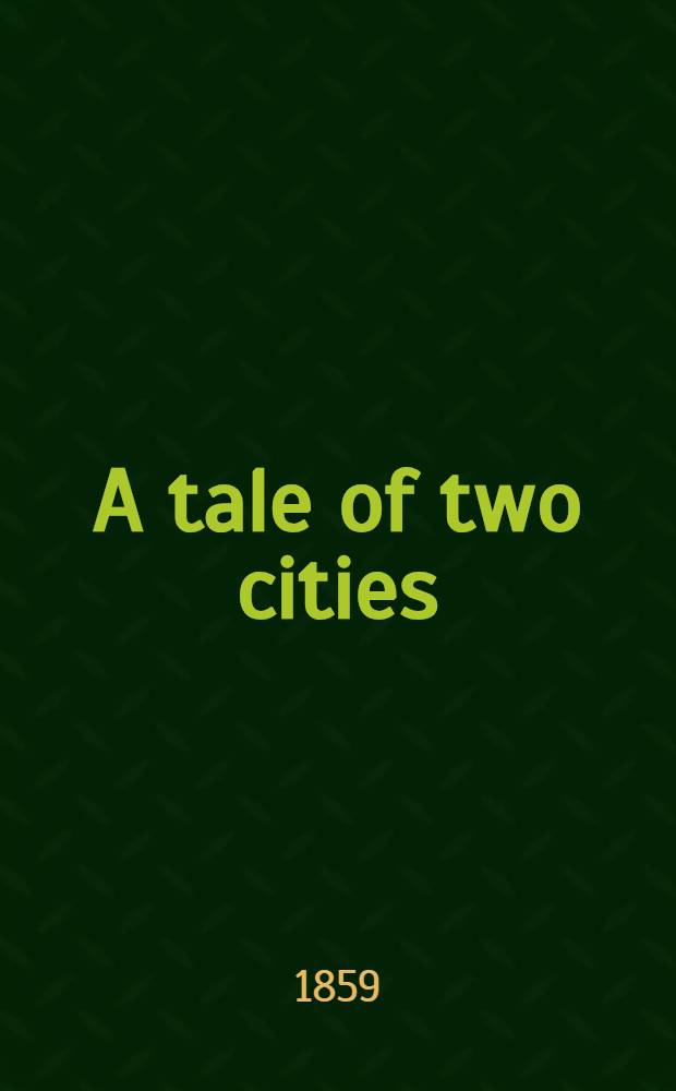 A tale of two cities