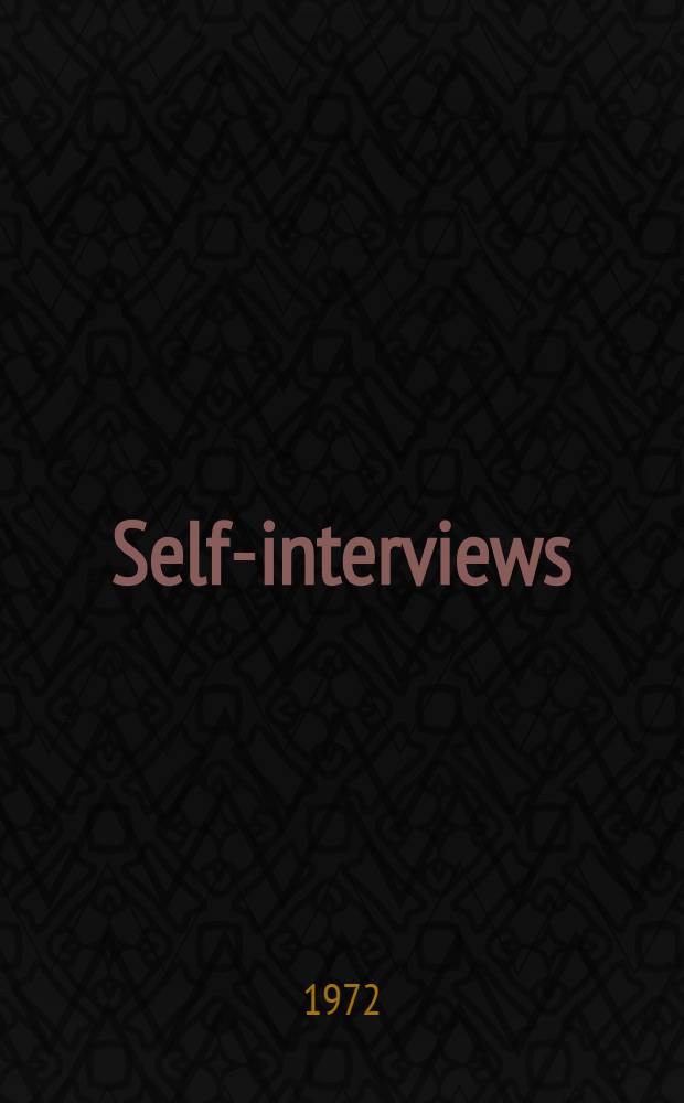 Self-interviews
