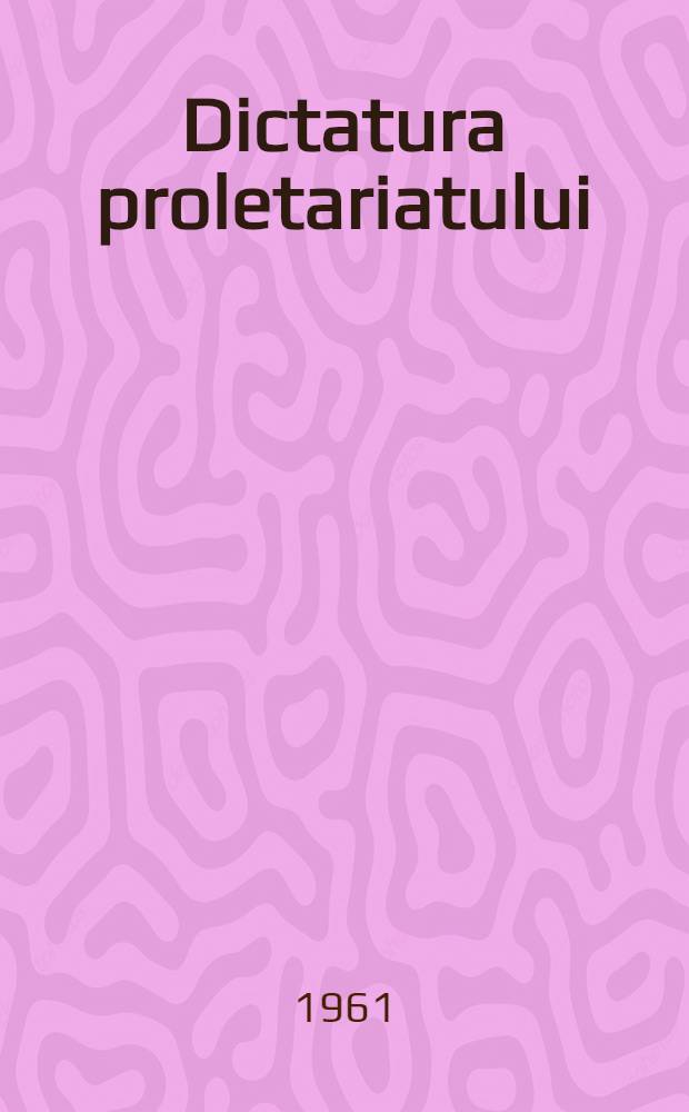 Dictatura proletariatului : Bibliografie de recomandare