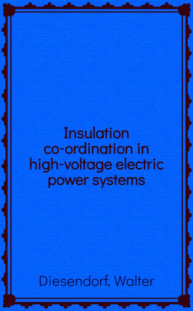 Insulation co-ordination in high-voltage electric power systems