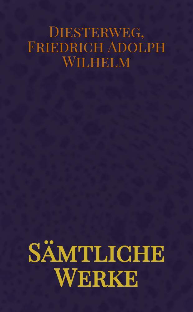 Sämtliche Werke