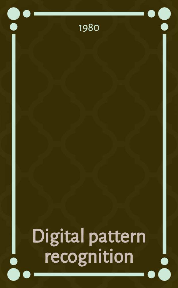 Digital pattern recognition