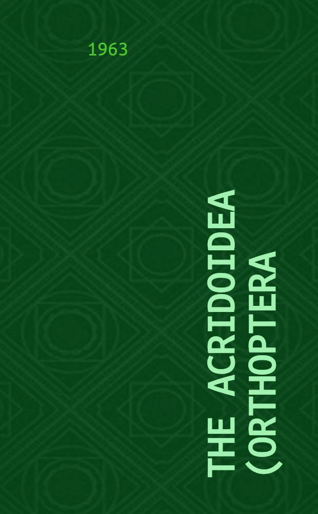 The Acridoidea (Orthoptera) of Madagascar. 3 : Pyrgomorphidae