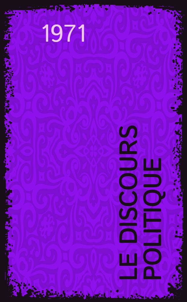Le Discours politique