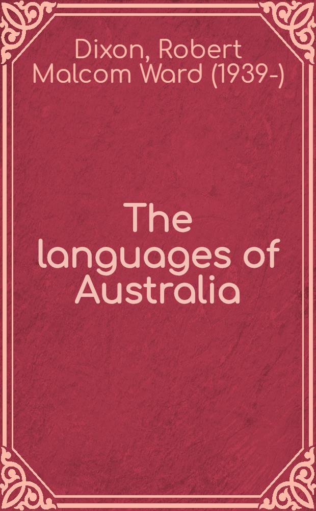 The languages of Australia