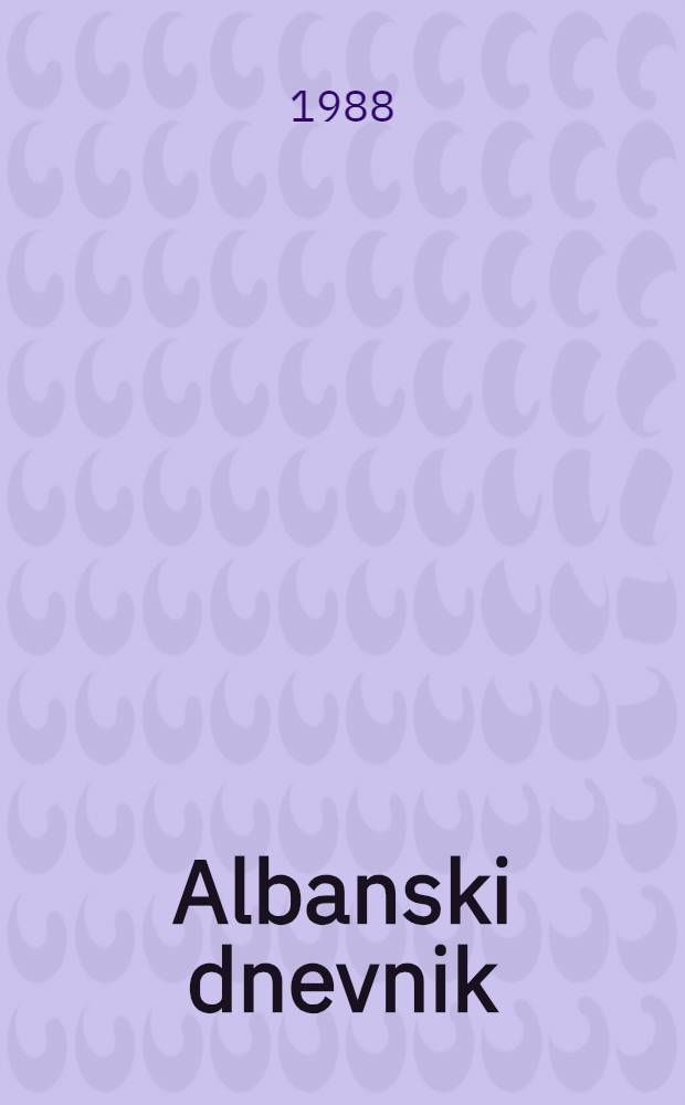 Albanski dnevnik