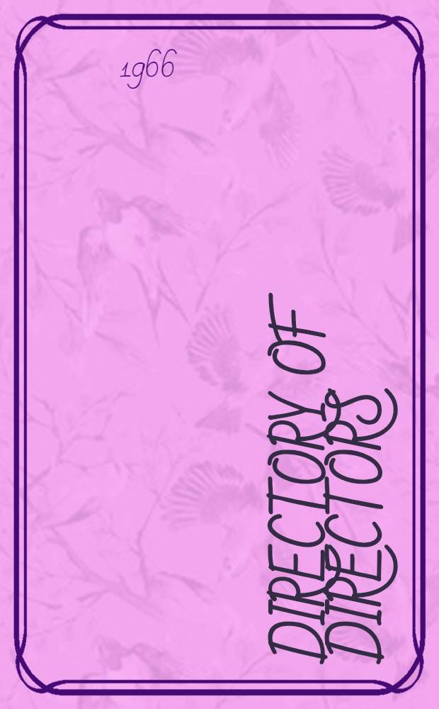 Directory of directors