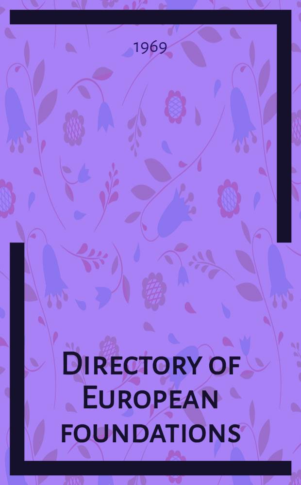 Directory of European foundations
