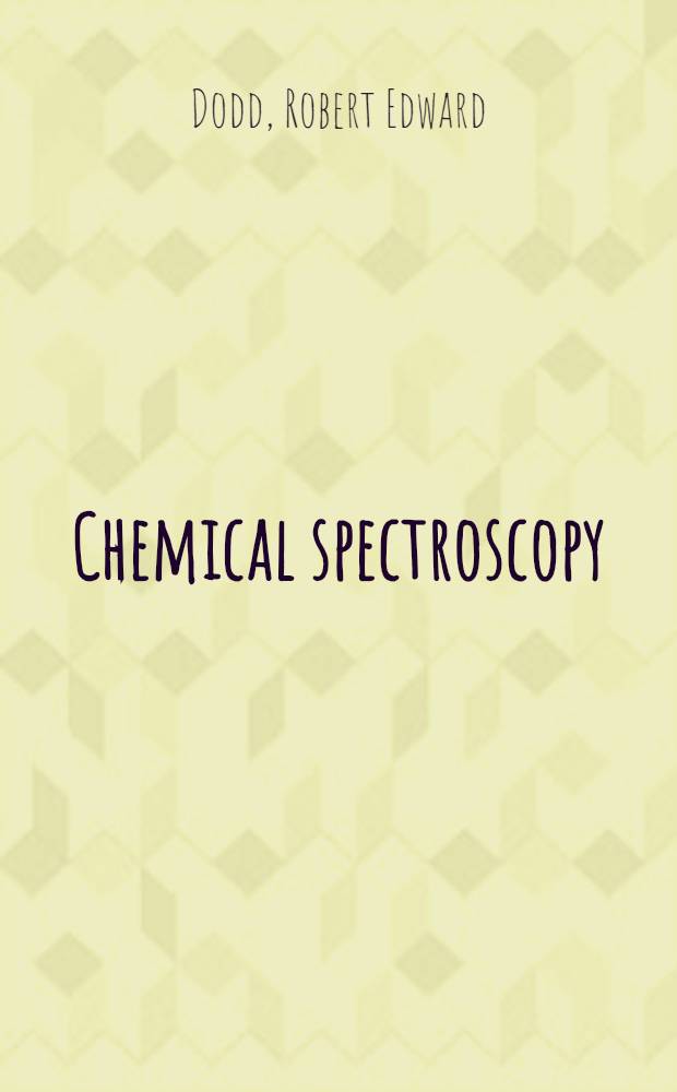Chemical spectroscopy