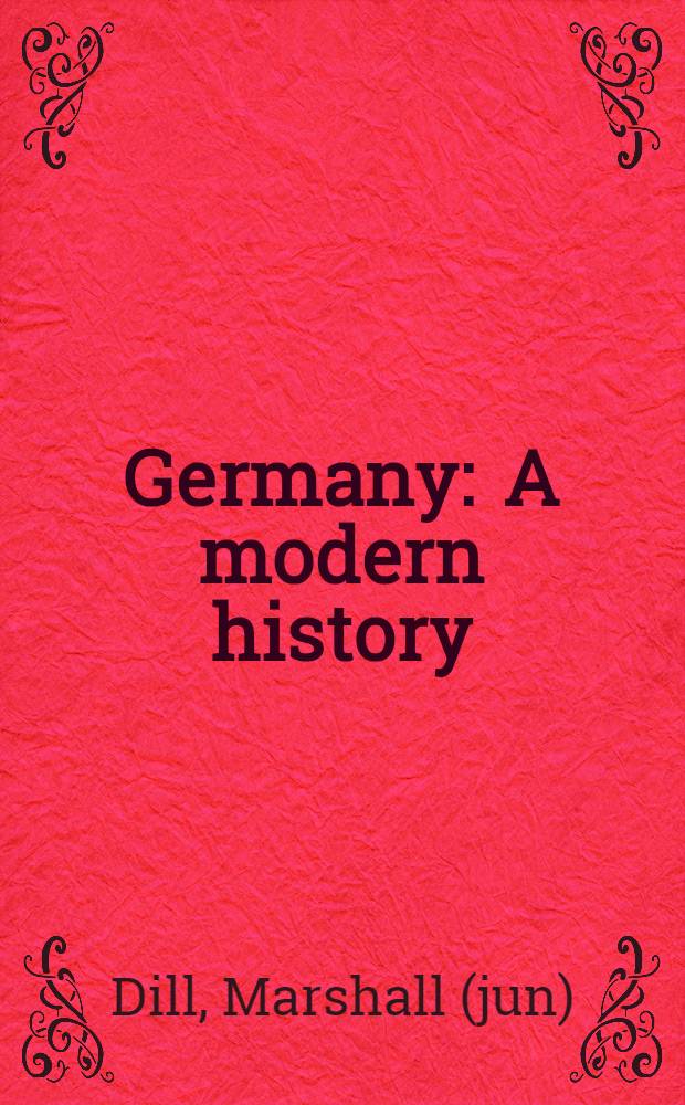 Germany : A modern history