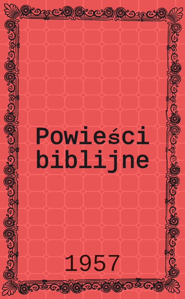Powieści biblijne