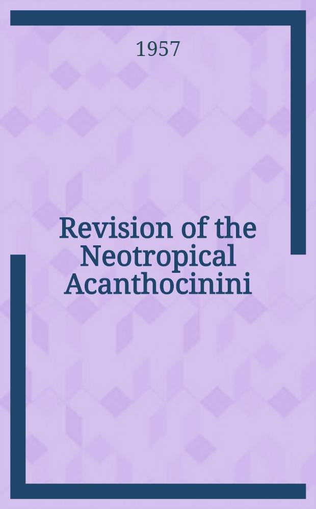 Revision of the Neotropical Acanthocinini (Coleoptera: Cerambycidae). P. 2 : The genus Lagicheirus