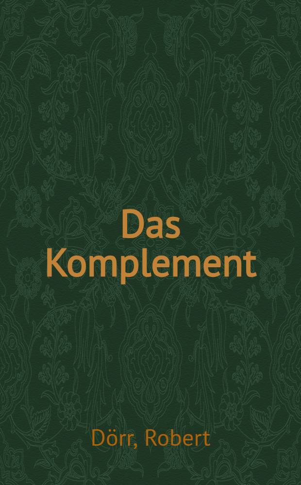 Das Komplement