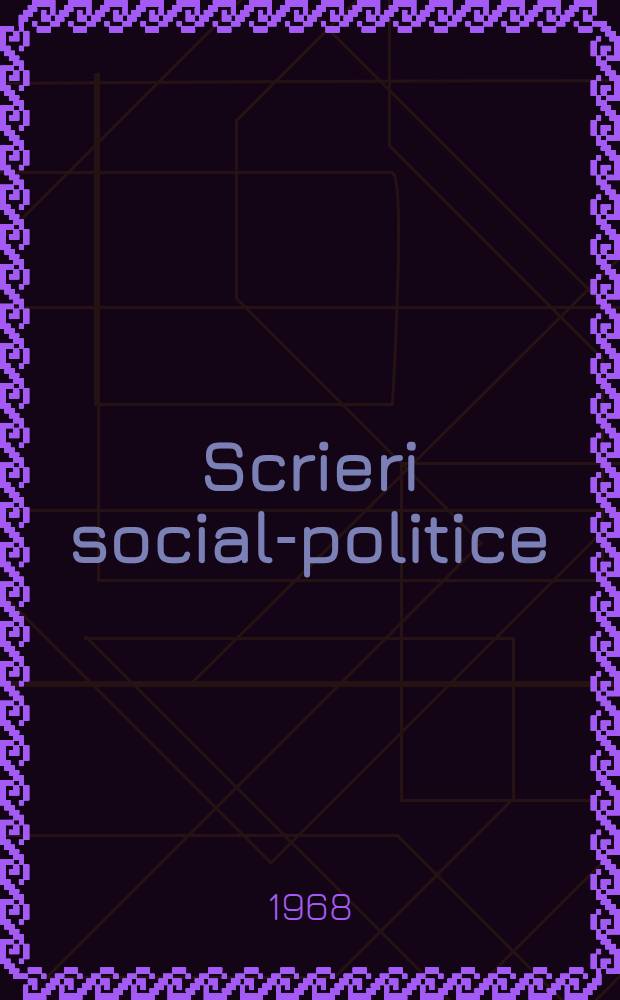 Scrieri social-politice