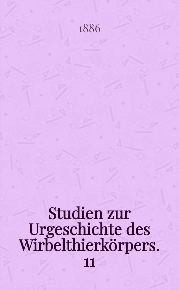 [Studien zur Urgeschichte des Wirbelthierkörpers]. 11 : Spritzlochkieme der Selachier, Kiemendeckelkieme der Ganoiden, Pseudoblranchie der Teleostier