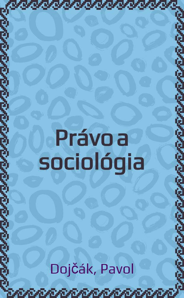 Právo a sociológia