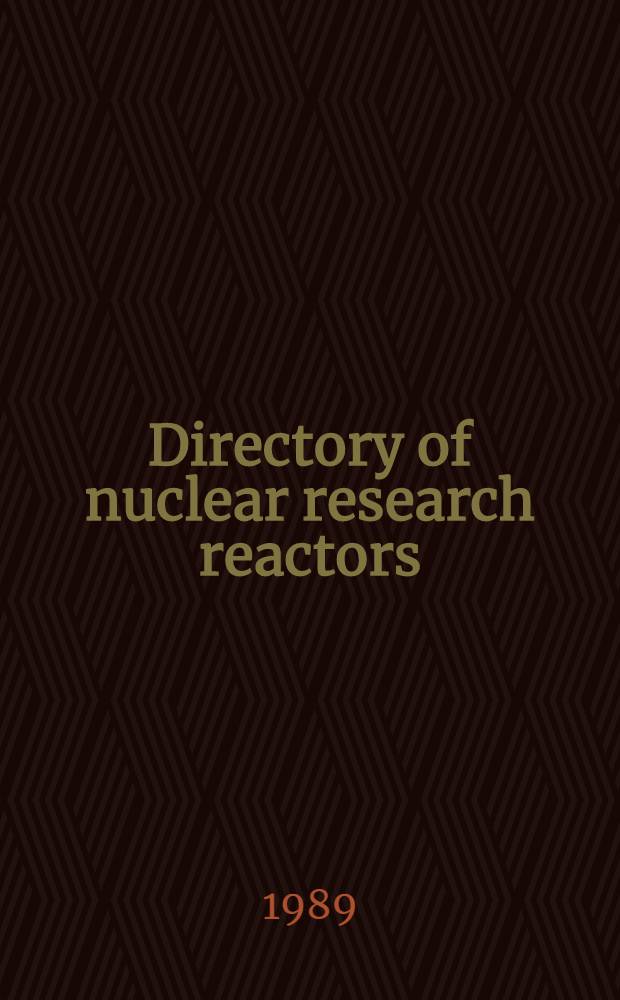 Directory of nuclear research reactors